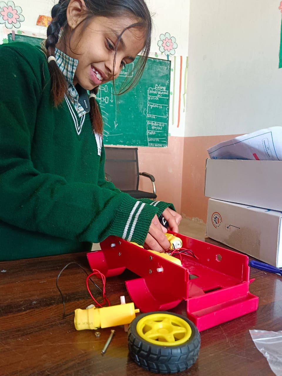 Students participating in a guided lab learning session