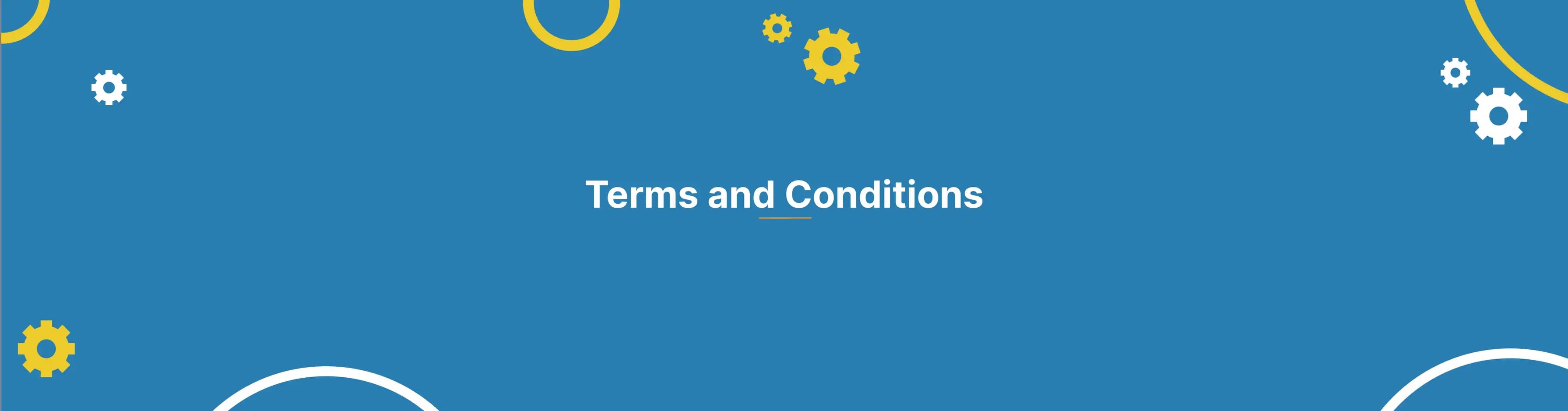 Terms and Conditions Banner