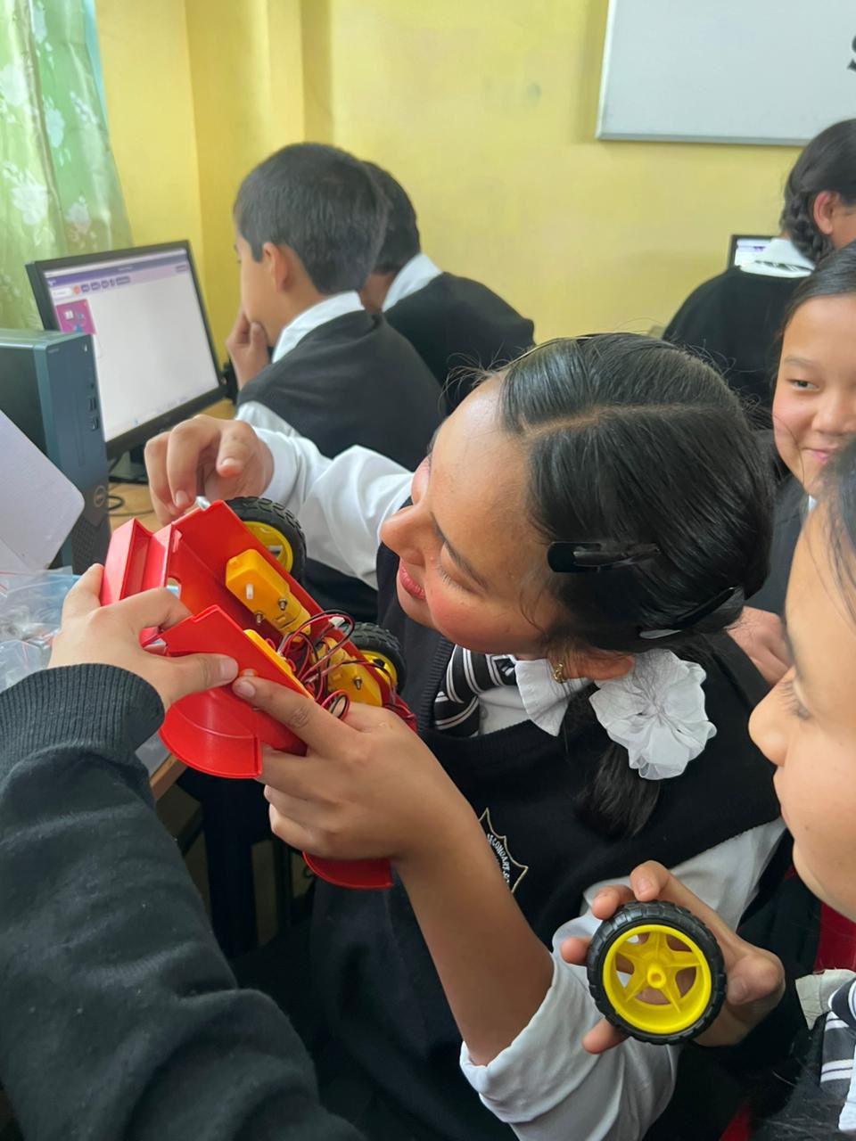 Students engaged in future-ready project work